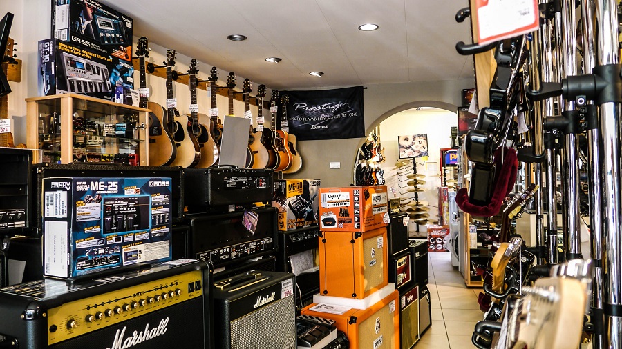Muziekwinkel in Maastricht
